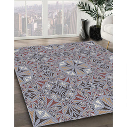 Machine Washable Transitional Gray Rug in a Family Room, wshpat3774