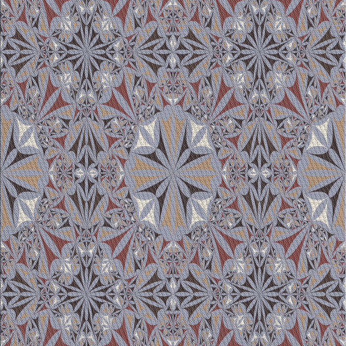 Patterned Gray Novelty Rug, pat3774