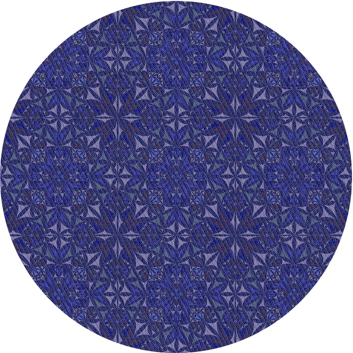 Square Machine Washable Transitional Denim Dark Blue Rug in a Living Room, wshpat3775blu