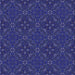 Round Patterned Denim Dark Blue Rug, pat3775blu