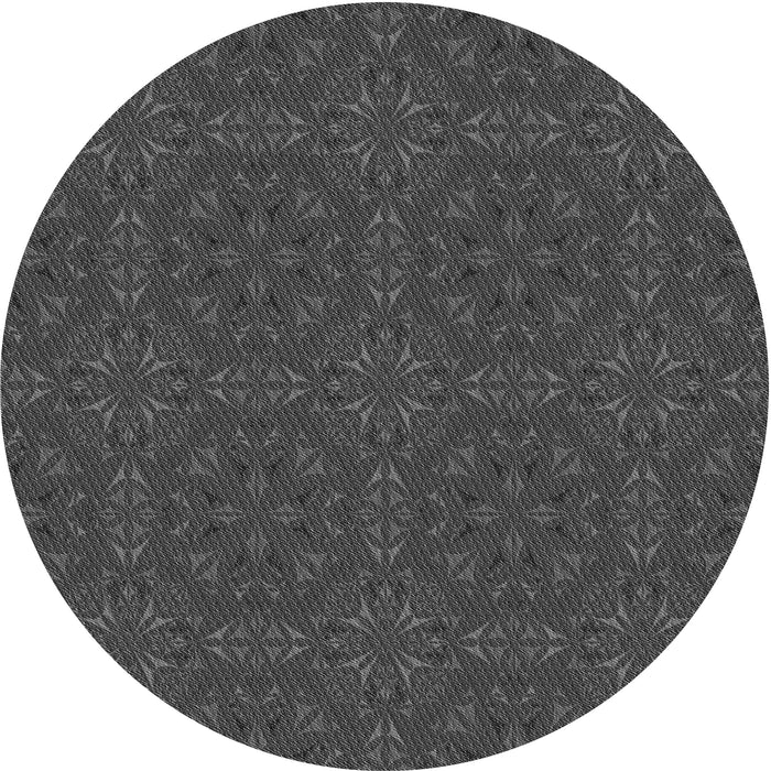 Square Patterned Gray Rug, pat3775gry