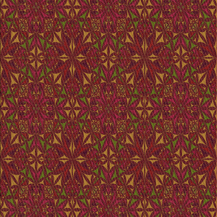 Patterned Cranberry Red Rug, pat3775org