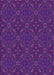 Patterned Dark Orchid Purple Rug, pat3775pur