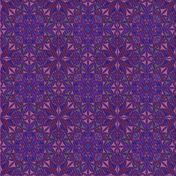 Round Patterned Dark Orchid Purple Rug, pat3775pur