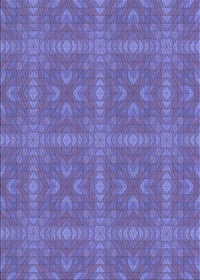 Machine Washable Transitional Purple Rug, wshpat3776blu