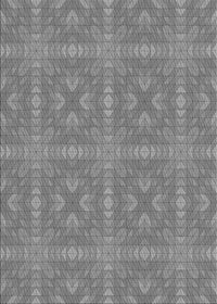 Machine Washable Transitional Gray Rug, wshpat3776gry