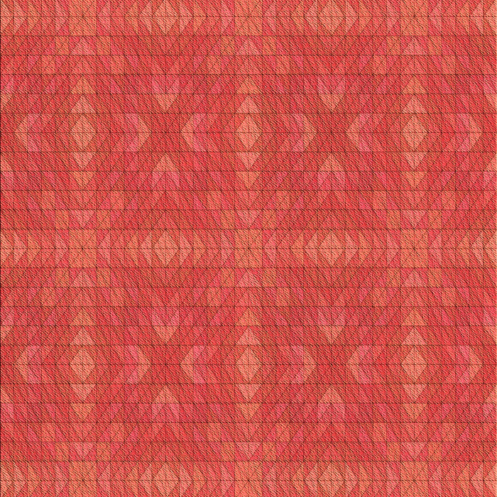 Patterned Red Rug, pat3776org