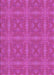 Patterned Deep Pink Rug, pat3776pur
