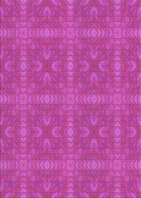 Machine Washable Transitional Deep Pink Rug, wshpat3776pur