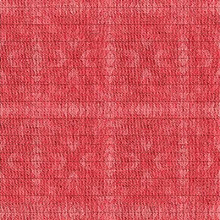 Patterned Red Rug, pat3776rd