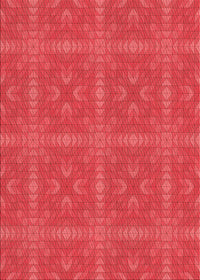 Machine Washable Transitional Red Rug, wshpat3776rd