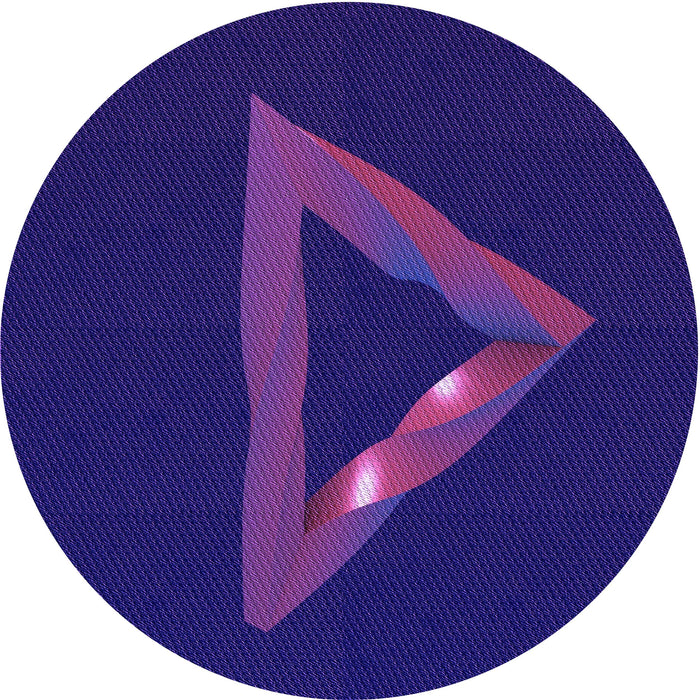 Square Machine Washable Transitional Amethyst Purple Rug in a Living Room, wshpat3777pur