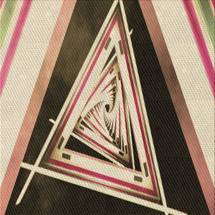 Round Machine Washable Transitional Red Brown Rug, wshpat3778brn