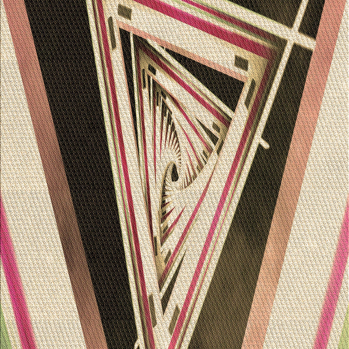 Patterned Red Brown Rug, pat3778brn