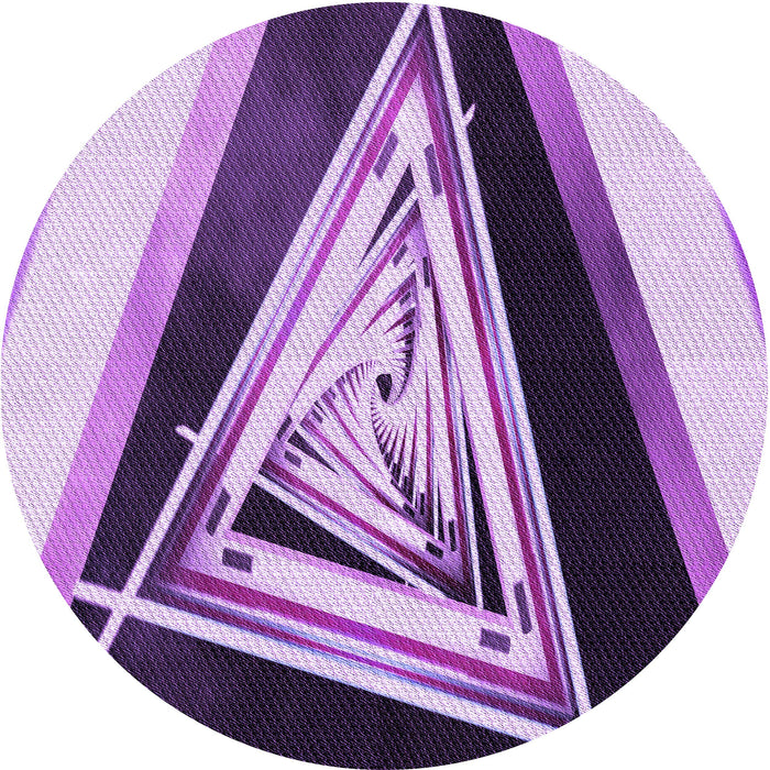 Square Machine Washable Transitional Bright Purple Rug in a Living Room, wshpat3778pur