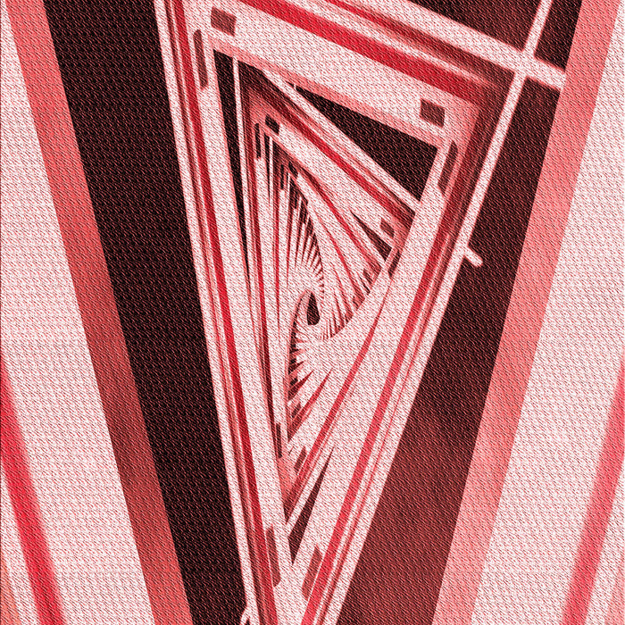 Machine Washable Transitional Cranberry Red Rug, wshpat3778rd