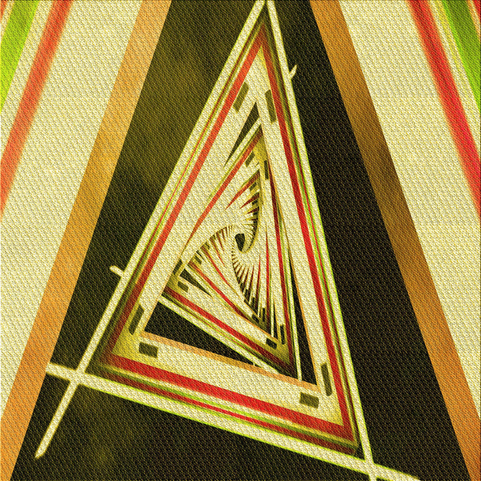 Round Patterned Dark Bronze Brown Rug, pat3778yw