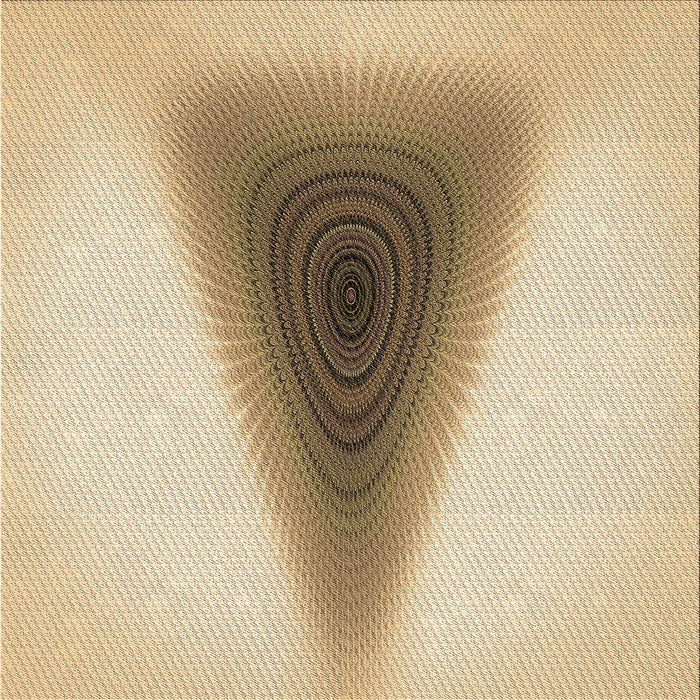 Round Machine Washable Transitional Khaki Gold Rug, wshpat3779brn