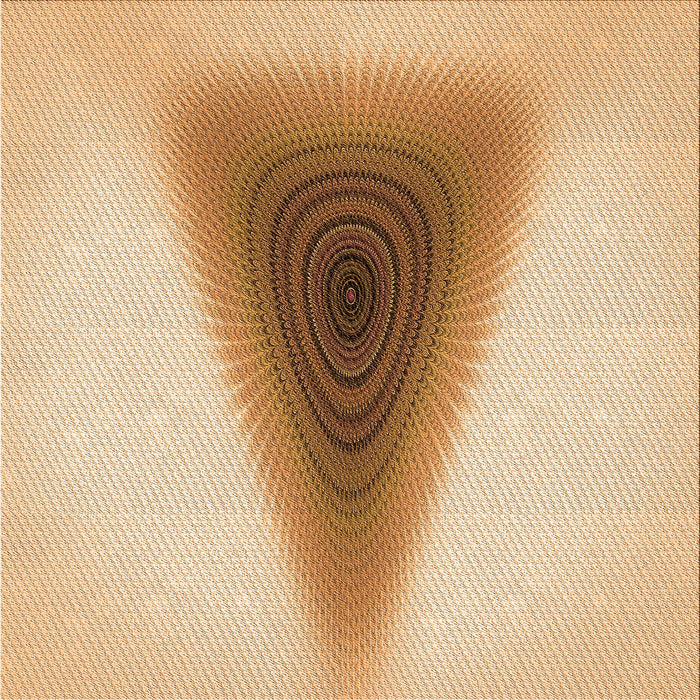 Round Machine Washable Transitional Orange Rug, wshpat3779org