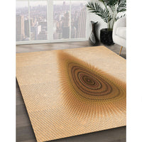 Patterned Orange Rug, pat3779org