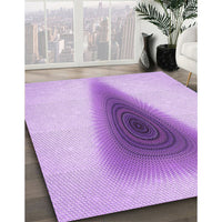 Patterned Purple Rug, pat3779pur