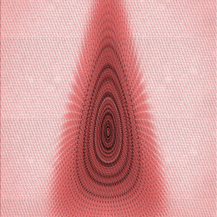 Patterned Red Rug, pat3779rd