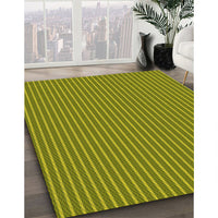 Patterned Green Rug, pat378yw