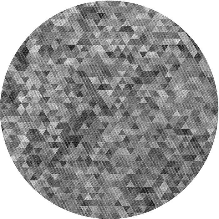 Square Patterned Gray Rug, pat3780gry