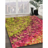 Patterned Red Rug, pat3780org