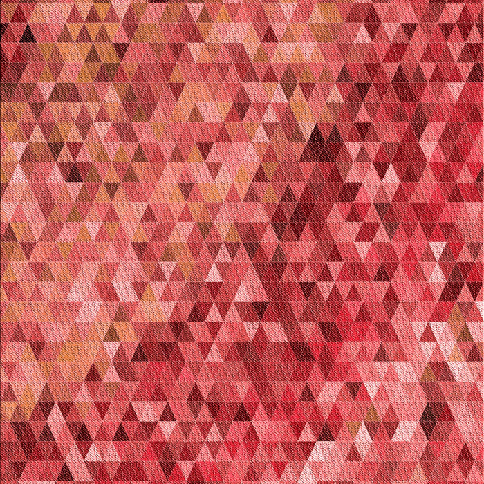 Patterned Red Rug, pat3780rd