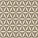 Round Machine Washable Transitional Wheat Beige Rug, wshpat3781brn