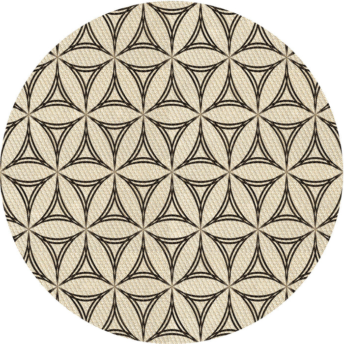 Square Machine Washable Transitional Wheat Beige Rug in a Living Room, wshpat3781brn