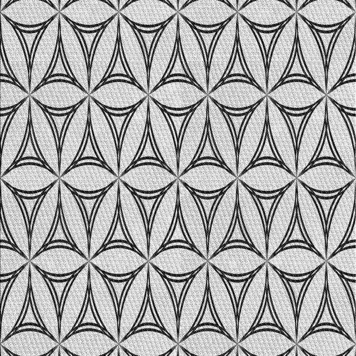 Patterned Platinum Gray Rug, pat3781gry