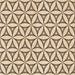 Round Machine Washable Transitional Sienna Brown Rug, wshpat3781org