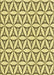 Machine Washable Transitional Mustard Yellow Rug, wshpat3781yw