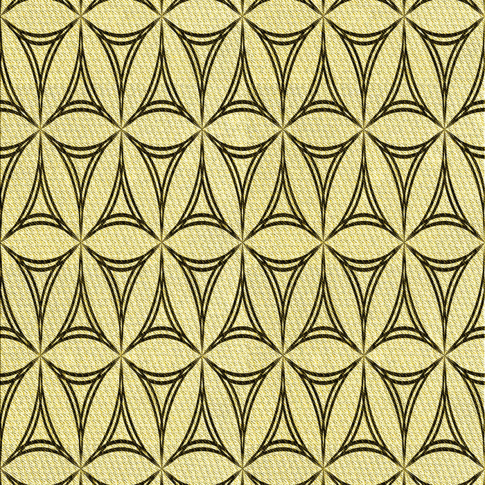 Machine Washable Transitional Mustard Yellow Rug, wshpat3781yw