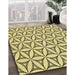 Machine Washable Transitional Mustard Yellow Rug in a Family Room, wshpat3781yw