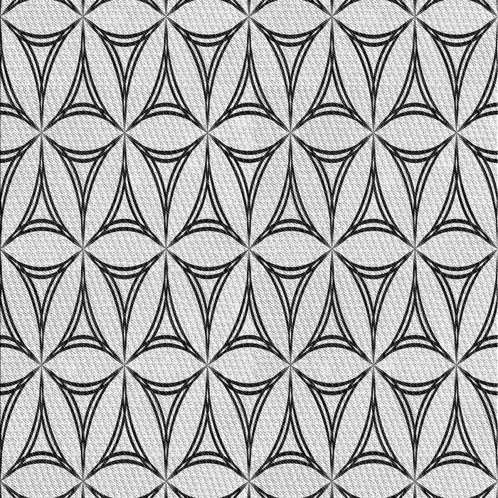 Machine Washable Transitional Carbon Gray Rug, wshpat3781