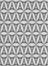 Patterned Carbon Gray Novelty Rug, pat3781