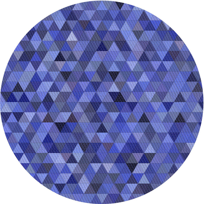 Square Machine Washable Transitional Light Slate Blue Rug in a Living Room, wshpat3782blu