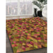 Machine Washable Transitional Tomato Red Rug in a Family Room, wshpat3782org