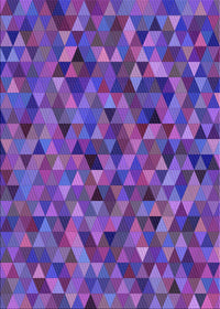 Machine Washable Transitional Jasmine Purple Rug, wshpat3782pur