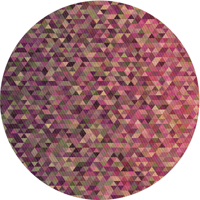 Square Machine Washable Transitional Copper Red Pink Rug in a Living Room, wshpat3783brn