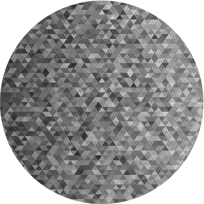 Square Machine Washable Transitional Grey Gray Rug in a Living Room, wshpat3783gry