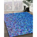 Machine Washable Transitional Blue Rug in a Family Room, wshpat3783lblu