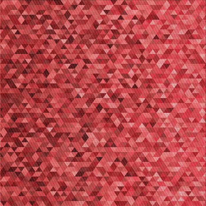 Round Patterned Red Rug, pat3783rd