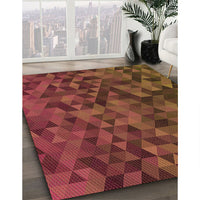 Patterned Red Rug, pat3784org