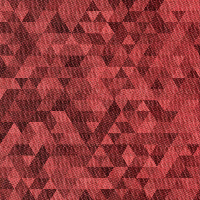 Round Patterned Tomato Red Rug, pat3784rd