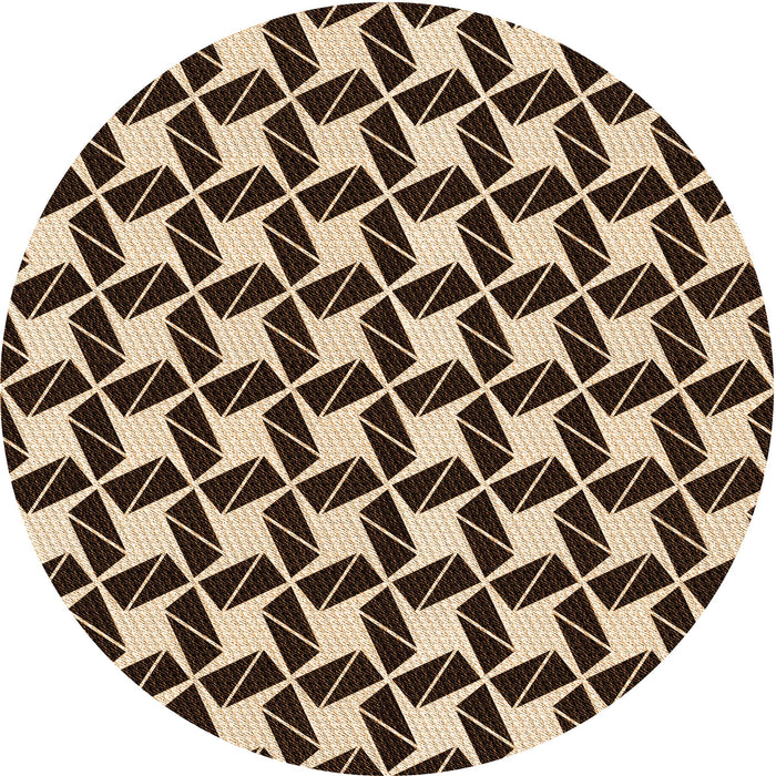 Square Machine Washable Transitional Black Brown Rug in a Living Room, wshpat3785org