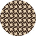 Square Machine Washable Transitional Black Brown Rug in a Living Room, wshpat3785org